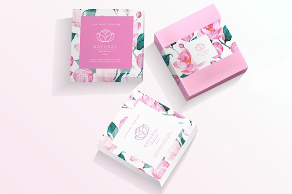 Cajas decorativas de cartón para cosméticos