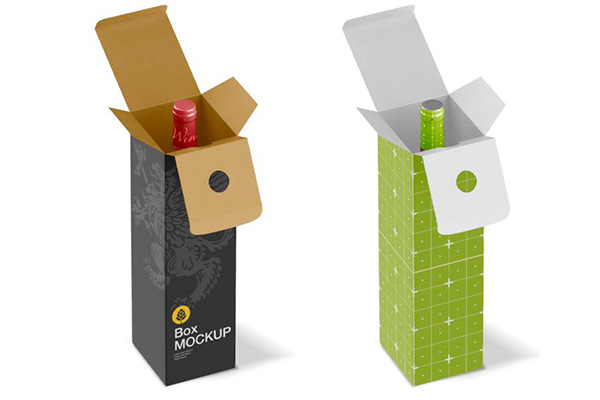 Cajas personalizadas de cartón para botellas de vino