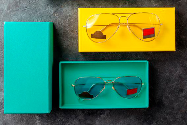 Cajas personalizadas de cartón para lentes